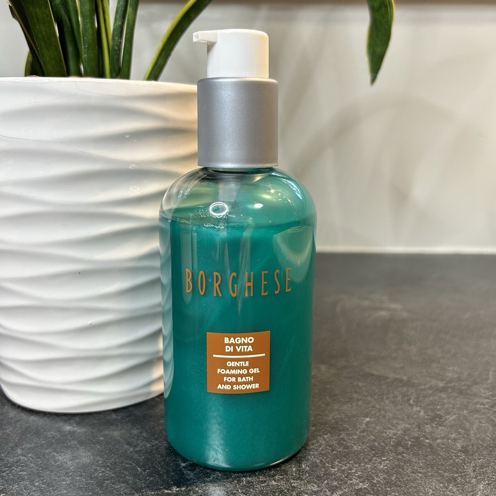 NEW Borghese Bagno Di Vita Gentle Foaming Gel For Bath & Shower 8.4 oz